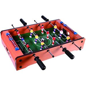Out of the blue Sonstige - Calcio Balilla da Tavolo in Legno, Dimensioni: 51 X 31 Cm