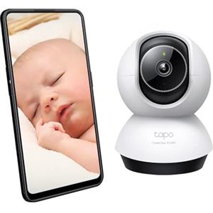 Tapo TPLink Telecamera di sorveglianza TC72 2K QHD Smart AI WiFi Pan/Tilt per