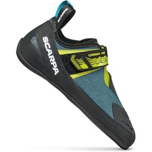 SCARPA Scarpette da Arrampicata Origin VS, Petrol-Lime, EU 40