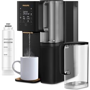 Philips Water Erogatore d'acqua a Osmosi Inversa 7000: acqua calda purificata in secondi, minerali essenziali, filtrazione RO 6in1, >110 contaminanti ridotti, rapporto 3:1, senza installazione, 2000 L