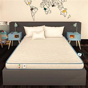 Baldiflex Materasso Singolo con Rivestimento Anallergico, misura 80x200 cm, H 10 cm Basic, Ortopedico Medio Rigido 100% Made in Italy