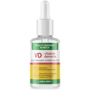 ISTITUTO GANASSINI VITAMINDERMINA Linea Sebo Crema Trattante Sebonormalizzante 40 ml - Per Pelli Grasse, Impure e a Tendenza Acneica - Con 5 Ceramidi, Acido Succinico e Vitamin Complex® - Seboregolatrice e Lenitiva