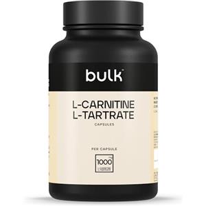 Bulk L-Carnitine, L-Tartrate Capsules, 1000mg, Pack of 270, Packaging May Vary, 135 Porzioni