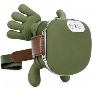 BYCO Massaggiatore Cervicale e Spalle con Calore, Massaggio Shiatsu 4D con Manine Simulate, Massaggiatore Collo e Schiena Senza Fili Ricaricabile, Design Ergonomico per Relax Muscolare e Benessere
