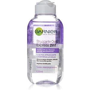 Garnier Struccante Occhi Express 2in1 per Tutti i Tipi di Trucco Anche Waterproof, 125 ml