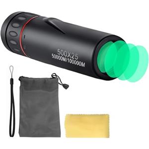 Generic Cannocchiale monoculare - Telescopio compatto ad alta definizione per visione notturna, strumento per esterni, potente lente zoom, dispositivo di visualizzazione versatile per escursionismo