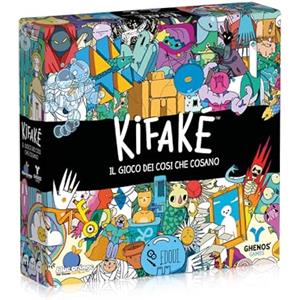 Ghenos Games Kifaké - Il Party Game Cooperativo Surreale - Per Famiglie e Amici per una Serata - 8+ Anni + 3-8 Giocatori - 20 Minuti - Edizone Italiana