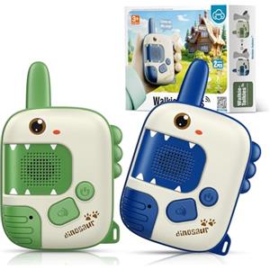 Wootoyz Walkie Talkie per Bambini, Giochi Bambini 3 4 5 6 7 8 Anni Walkie Talkies Giocattoli Dinosauro Regalo Bambino 3-8 Anni Giochi Esterno Bambini Giocattoli Bambino 4-9 Anni Regali di Compleanno Pasqua