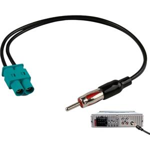 CKDSA Adattatore antenna Autoradio Dual Car per Dual Presa Fakra DIN amplificatore di segnale antenna Cavo splitter per VW BMW Ford RNS510 RCD510/310 Passat Golf MK5/MK6 Modelli Auto