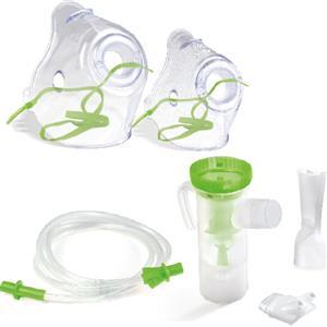 Colpharma Easy 2 Kit Completo per Aerosolterapia - Nebulizzatore Veloce ad Alta Efficienza con Solo 2 Pezzi