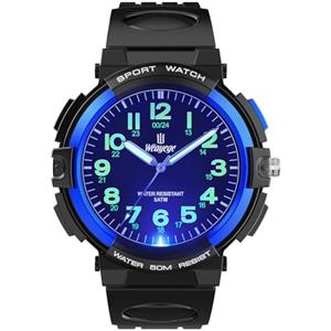 Weayege Orologi per Bambini a 7 Colori,Orologio Analogico al Quarzo per Bambini per Ragazzi e Ragazze,Orologi Impermeabili per Insegnare il Tempo,Cinturino Morbido per Orologi 4-16