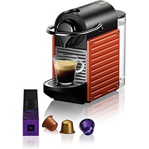 KRUPS Nespresso Pixie XN3045, Macchina da caffè di Krups, Sistema Capsule Nespresso, Serbatoio acqua 0.7L, Electric Red