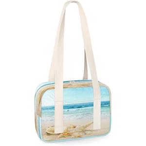 TropicalLife Borsone sportivo con conchiglie da spiaggia e mare, mini borsa da palestra leggera casual da viaggio, borsa organizer per bambini, ragazze, ragazzi, donne, uomini