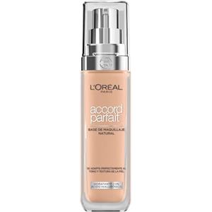 L'Oreal Paris L'Oréal Paris Fondotinta Fluido Coprente Accord Parfait, Risultato Naturale, No Effetto Maschera, 5R/5C Sable Rosé/Rose Sand