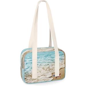 TropicalLife Starfish - Borsone sportivo con bandiera USA e mare, piccola borsa da palestra, leggera, casual, da viaggio, per bambini, ragazze, ragazzi, donne, uomini