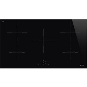 Smeg Universal SI2951D piano cottura Nero Da incasso 90 cm Piano cottura a induzione 5 Fornello(i)