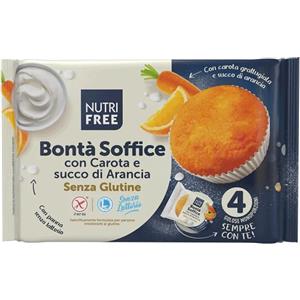 Nutrifree Bontà Soffice con Carota e Succo d'Arancia 140 g - Senza Glutine