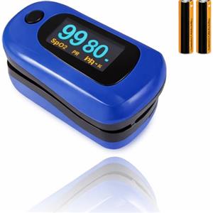 ECOVELO Pulsossimetro da Dito, Saturimetro da Dito Portatile Professionale, Display, misurazione per Uso Domestico, Fitness e Sport