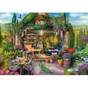 Schmidt 59794 La felicità della casetta in giardino nei vigneti, puzzle da 1000 pezzi