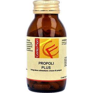 Cento Fiori Propoli Plus - Integratore Gola 100 Capsule Vegetali con 350 mg di Propoli