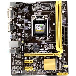 Asus Scheda madre per desktop Asus H81M-K - Chipset Intel H81 - Socket H3 LGA-1150 - Flex ATX - Supporto per 1 processore - Memoria massima: 16 GB DDR3 SDRAM (RAM) - Serial ATA/600, Serial ATA/300 - Scheda video integrata (dipendente dalla CPU) - 1 x …