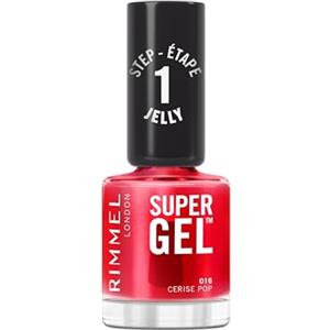 Rimmel London Rimmel Super Gel Jelly Gloss Smalto a Lunga Tenuta 010 Coco Suga | Applicazione facile, manicure effetto gel, resistente alle scheggiature, formula clean, brillantezza effetto vetro