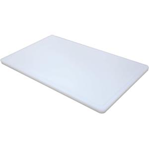 METRO Professional Tagliere GN 1/1, Polietilene ad alta Densità (HDPE), Lavabile in Lavastoviglie, Rettangolare, Bianco