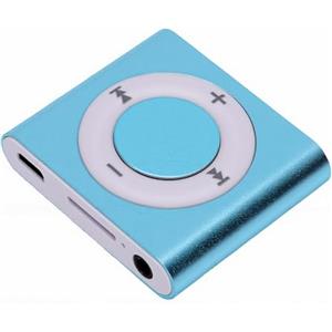LICAEVEY Lettore MP3, Lettore Musicale Portatile con Altoparlante Integrato e Audio Surround 3D, Audio HiFi con Corpo in Lega di Alluminio Leggero, per Corsa, Jogging, Escursionismo (azzurro)