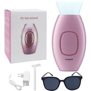 Horuili Epilatore a Luce Pulsata IPL, Flash Illimitati, 5 Livelli di Energia, Epilazione Duratura per Donne e Uomini, Viso, Corpo, Costume, Ascelle, Gambe