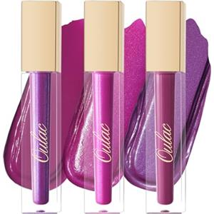 OULAC Kit Rossetti Liquidi Matte - Set 3 Tinte Labbra a Lunga Tenuta 12H - Finish Cremoso & Coprente - Formula Senza Trasferimento - Con Vitamina E - Vegan & Cruelty Free - 4,5ml x3(M15+MS02+MS04)