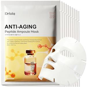 Byulbyulskin Maschera facciale coreana 10 fogli, elastica Brighten & Tightening & profonda umidità & anti-invecchiamento, ammorbidimento della pelle, maschera facciale coreana (Anti-invecchiamento)