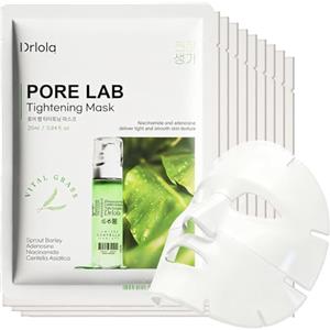 Byulbyulskin Maschera facciale coreana 10 fogli, elastica Brighten & Tightening & profonda umidità & anti-invecchiamento, ammorbidimento della pelle, maschera facciale coreana (Serratura)