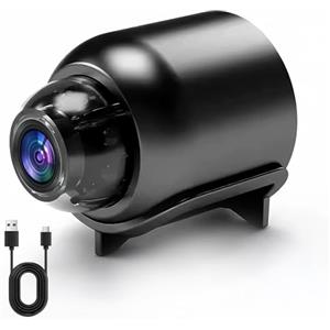 Amztour Mini telecamera senza fili invisibile 1080P con visione notturna telecamera di sorveglianza senza WiFi