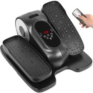 EVOLAND Ellittica Elettrica da Casa con Telecomando, 12 Velocità Mini Ellittico Sotto Scrivania, Pedaliera Riabilitazione Silenzioso, Portatile Cross Trainer per Anziani, Ufficio e Casa