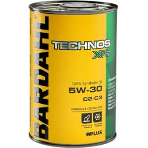 Bardahl - TECHNOS XFS C2 C3 5W-30 - Olio Motore per Auto, Lubrificante per Motori Benzina e Diesel di Ultima Generazione, Alta Efficienza Energetica da Prestazioni Elevate e Basse Emissioni, 1 L