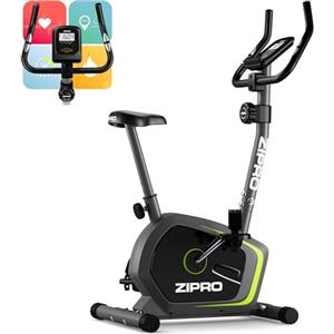Zipro Cyclette Drift, Fitness Bike Ergometrico, Trainer Magnetico per Bicicletta, Ergometro fino a 120 kg, Bici da Interno, Cyclette per Allenamenti Domestici, Batteria Operata