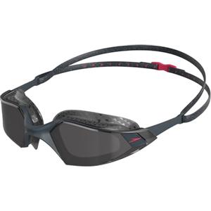 Speedo Unisex Adulto Aquapulse Pro Occhialini, Oxid Grigio/Phoenix Rosso/Smoke, Taglia Unica