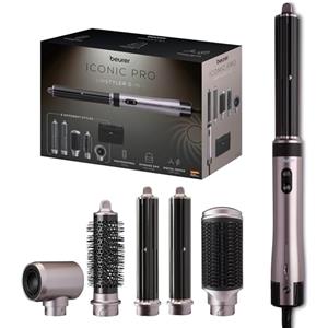 Beurer HT 110 Airstyler 5 in 1, Styler multifunzionale per capelli per boccoli, lisciatura e volume, styling delicato per tutti i tipi di capelli, ceramica-tormalina, tecnologia agli ioni, 5 accessori