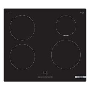 Bosch PUE611BB5E- Serie 4, Piano cottura a induzione - 4 fuochi - 60 cm - Potenza 4600 W - Nero (Ricondizionato)