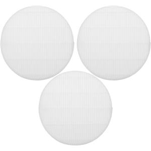 CTIRCHIU 3 Filtri di Ricambio per Aspiratore Unghie Circolari 12cm Filtro Riutilizzabile per Collettore Polvere Manicure Accessori per Saloni e Uso Domestico