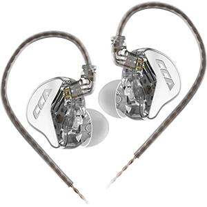 keephifi CCA CRA Auricolari In Ear Monitor,Driver Dinamico Audiofili Cuffie IEM Gaming con Diaframma Ultra Sottile da 3,8 μ,Bassi Profondi 3.5mm cuffiette Inear con Filo per Cantanti,Musicisti