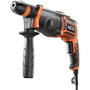 AEG KH 24 IXE Tassellatore a Batteria SDS-PLUS a 3 Modalità con Capacità di Foratura Fino a 24 mm (FIXTEC), Motore da 800W con Impugnatura Ergonomica e Frizione di Sicurezza