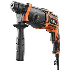 AEG KH 24 IE Tassellatore a Batteria SDS-PLUS a 3 Modalità con Capacità di Foratura Fino a 24 mm, Motore da 800W, con Impugnatura Ergonomica e Frizione di Sicurezza