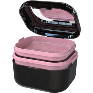 BVN Porta Apparecchio Denti Pulisci: Porta Dentiera Pulizia, Bagno Per Protesi Custodia per Apparecchio Dentale, Porta Bite Dentale, Scatola Apparecchio Denti, Custodia Ortodontiche, Porta Paradenti
