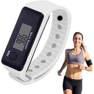 Nevalerra Visualizza il contapassi - Smart Watch Step Counter, orologio del pedometro, contapassi portatile per distanza e calorie, fitness tracker