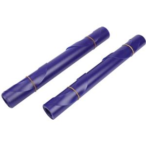 Generic Slitta da neve invernale pieghevole per bambini e adulti, 137 x 42 cm, in plastica resistente alle basse temperature, attrezzatura da slittino blu per colline innevate, 1 confezione (137 cm blu, 2