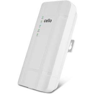 Cello Router Cello Outdoor 4G LTE con slot SIM, involucro impermeabile e antipolvere, WiFi 300 Mb/s, supporto PoE, router mobile sbloccato per casa, fattoria, videosorveglianza, industria e zone remote