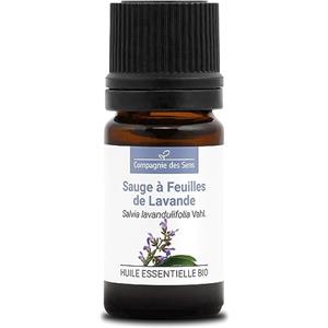 La Compagnie des Sens SALVIA A FOGLIE DI LAVANDA (Salvia lavandulifolia) BIO - 5mL - Olio Essenziale - 100% Puro, Naturale, Chemiotipizzato e Integrale