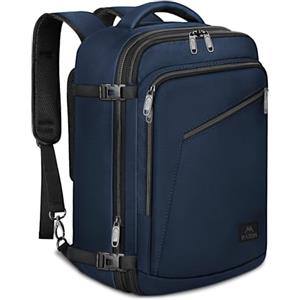 MATEIN Zaino Wizzair 40x30x20, Bagaglio a Mano Aereo Borsa da Cabina per Ryanair Easyjet, Zaini Impermeabile Business per Donna Uomo, Multitasche Zaino Leggero da Campeggio Università Ufficio, Blu