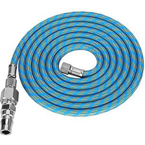 Ejoyous Tubo Aerografo 6 Piedi Nylon Intrecciato Adattatore 1/8-1/4 Pollici Compatibile Compressore Aria